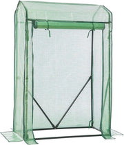 Serra con tetto a punta - 100 x 50 x 150 cm - Serra con finestra per pomodori, verdure, frutta, fiori - EGN16GH02.