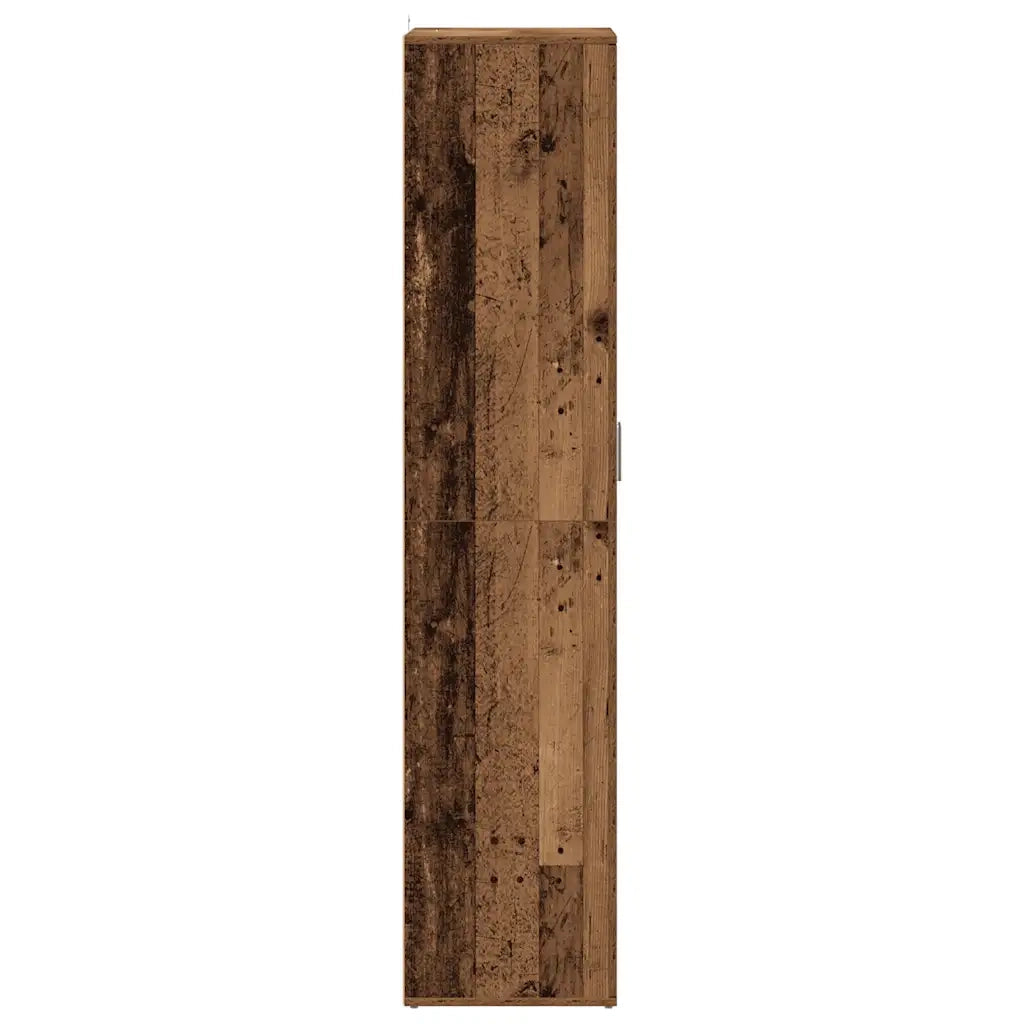 Scarpiera Legno Antico 80x39x178 cm in Truciolato 856044