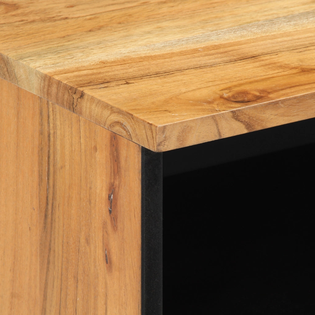 Mobile TV  80x33,5x46 cm in legno massello di acacia