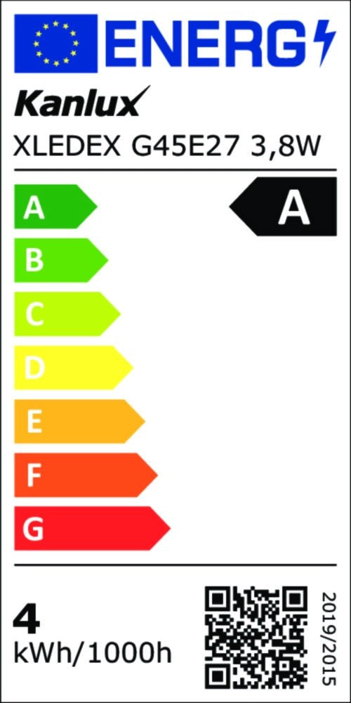Lampadina LED Filamento 3,8W=60W E27 G45 4000K Kanlux