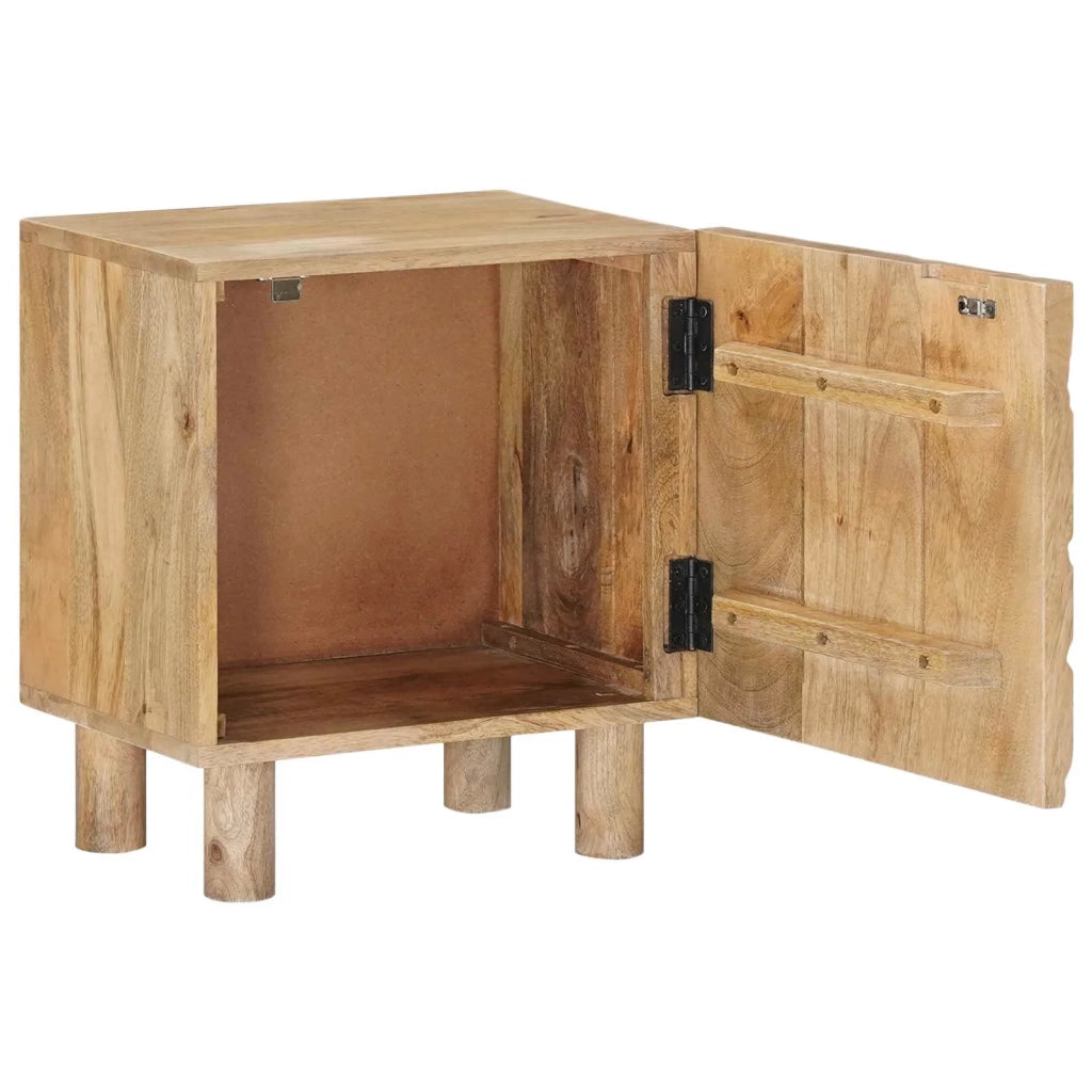 Comodino a muro fatto a mano Marrone Teak 40 x 30 x 45 cm 42020117