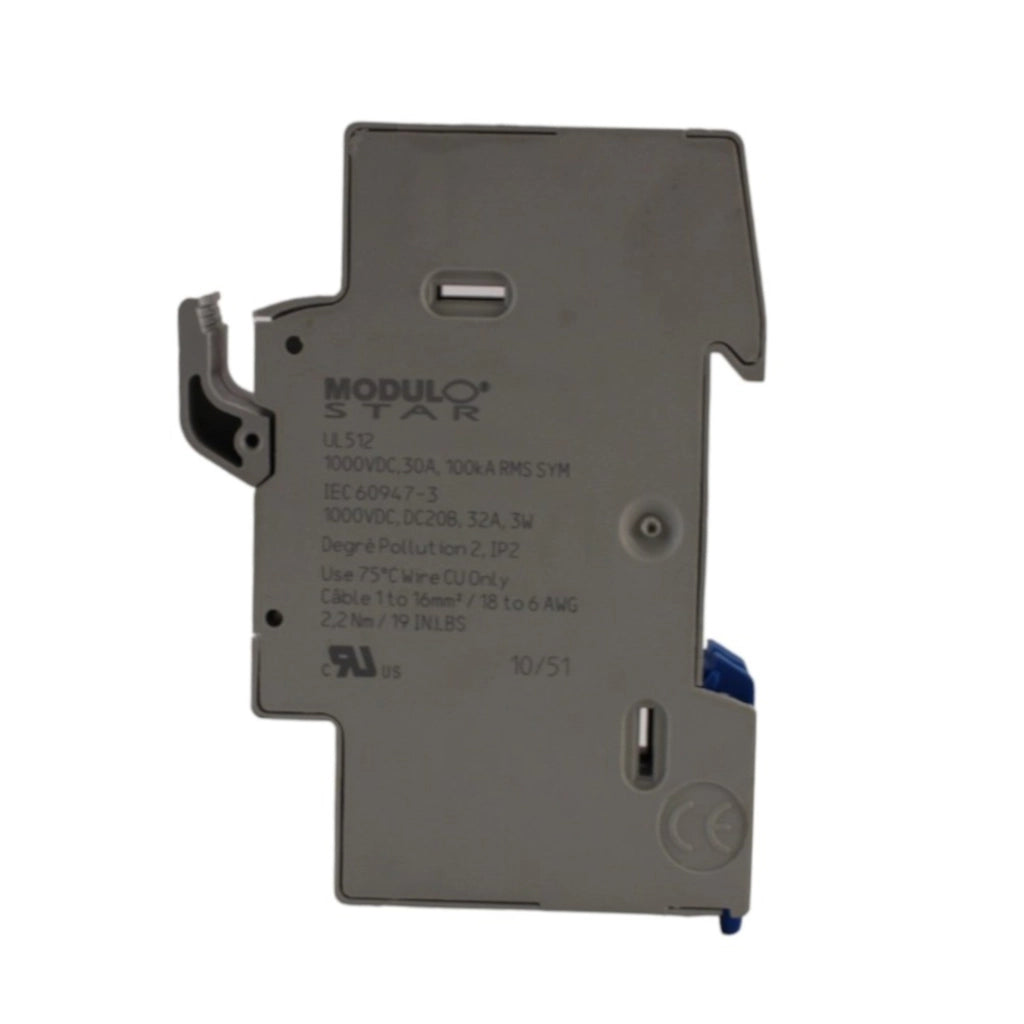 Portafusibile PCF 1X38 32A 1000VDC 16A Aleyay