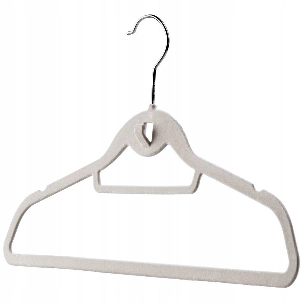 Grucce appendiabiti KADAX, giacche, appendiabiti per armadi, floccate, 5 pezzi