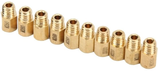 Sostituzione Carburatore - Aspiratore di Carburante - Set di Aspiratori per Carburatori - Duraturo - Materiale in Ottone - Alta Precisione - Alta Durata - Resistente all'Olio e alla Ruggine