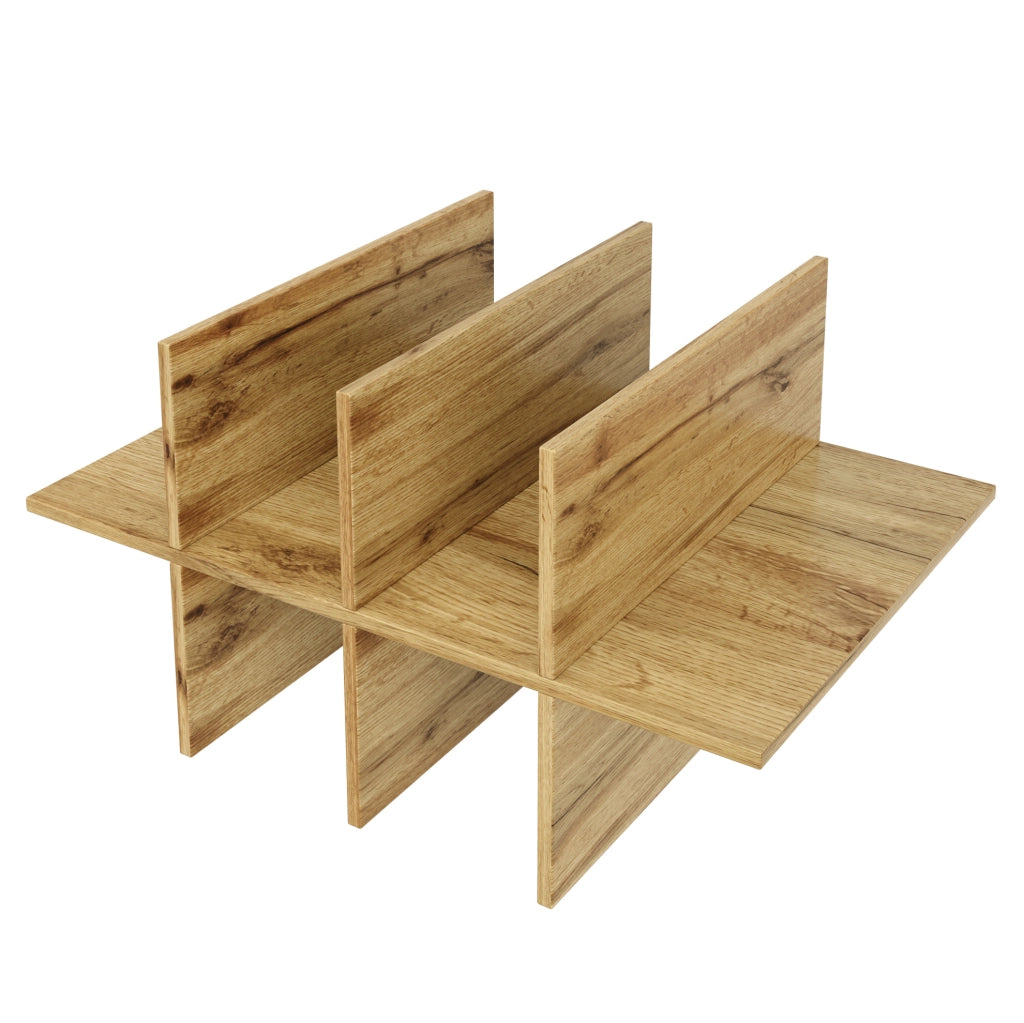 Tavolo da pranzo 138-220x39x105 cm allungabile con 2 cassetti in MDF e metallo naturale