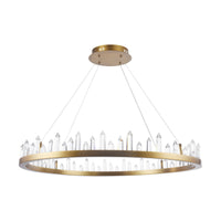 Lampada pendente Modern in Metallo Gletscher Ottone