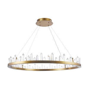 Lampada pendente Modern in Metallo Gletscher Ottone