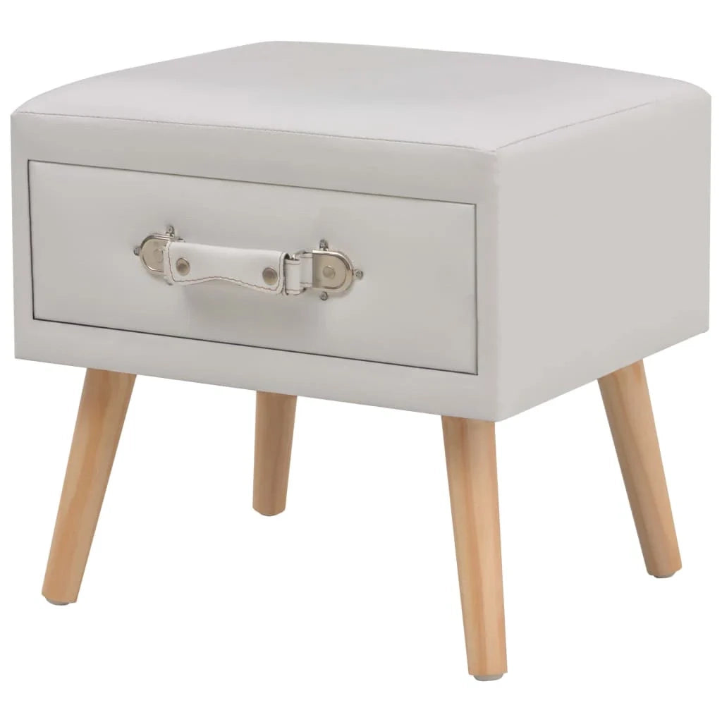 Comodino comodino cassettiera mobili per camera da letto 2 pezzi bianco 40x35x40 cm sintetico 1402055