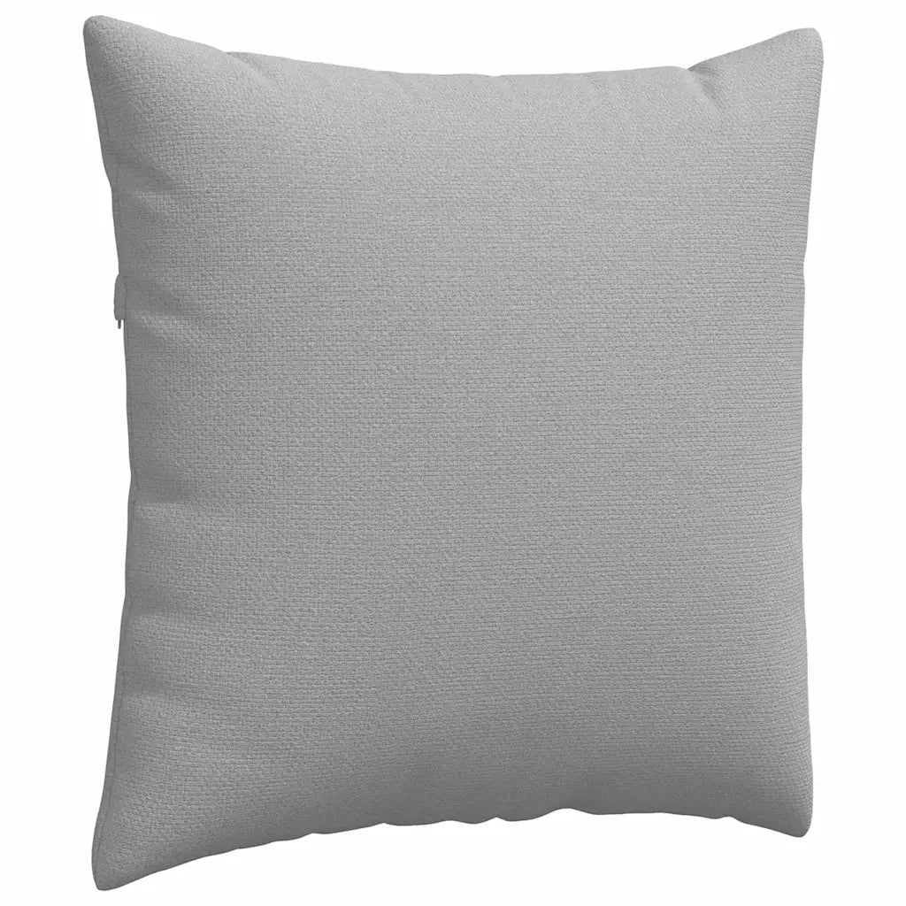 Cuscini da Divano 2 pz-Set di 2 Cuscini per Sofa Grigio Nuvola 80 x 80 cm Tessuto