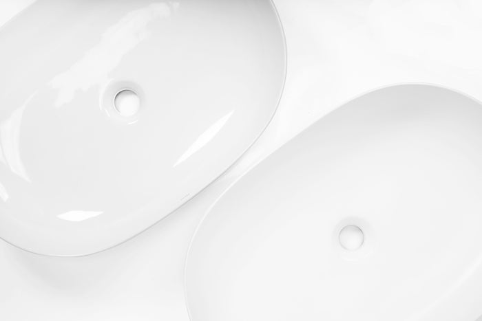 Lavabo Da Appoggio Rea Cleo 61 White Matt