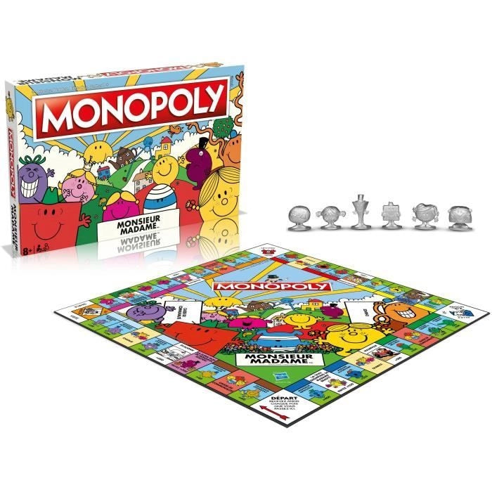 Monopoly Monsieur Madame - Gioco da tavolo - MOSSE VINCENTI - Monopoly con i personaggi di Monsieur Madame.