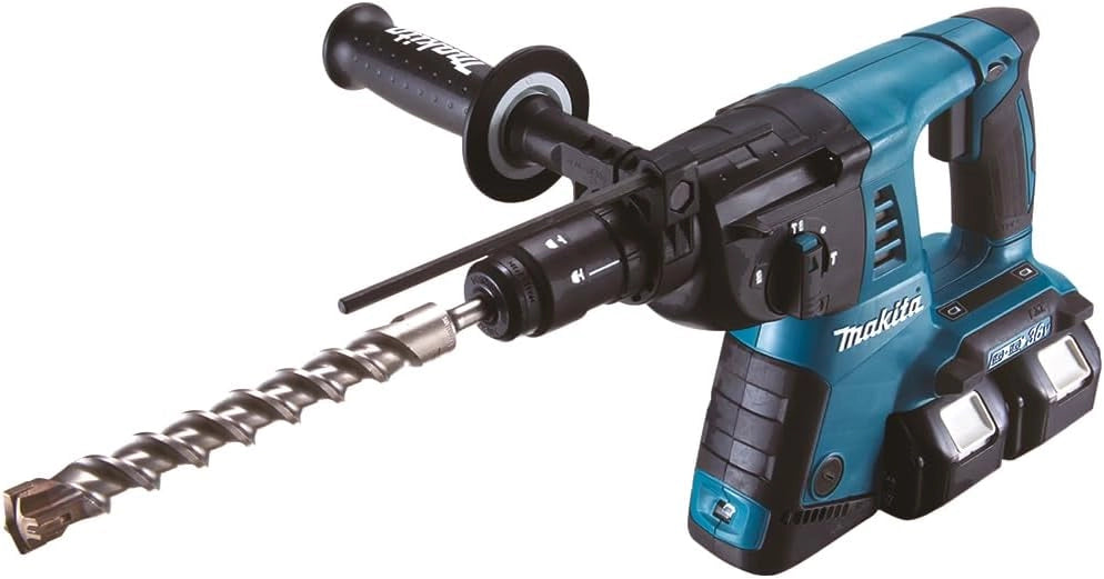 Paraurti SDS-Plus 36 V MAKITA 2 x 18 V Li-Ion 5 Ah 26 mm DHR264PT4J