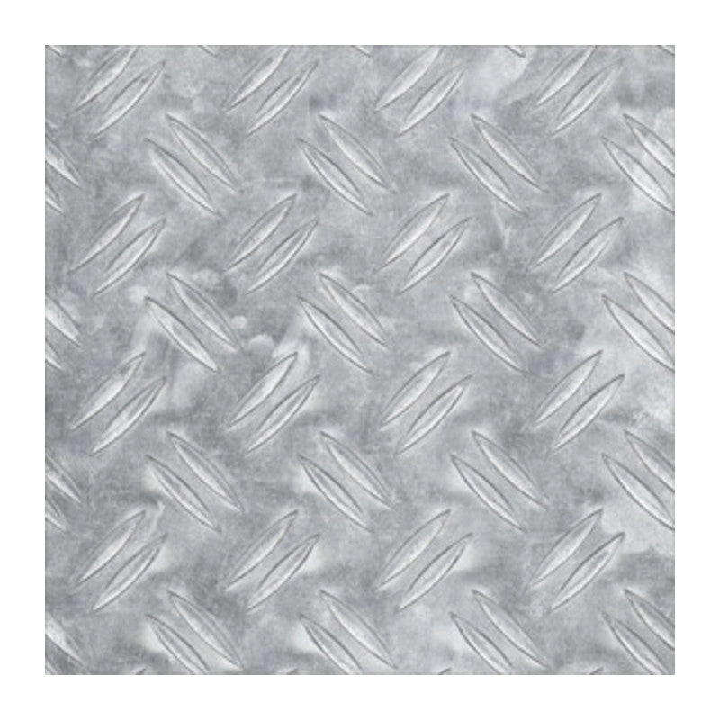 LAMIERA 37154 STRIATA ALLUMINIO 25X 50X0,15 CM
