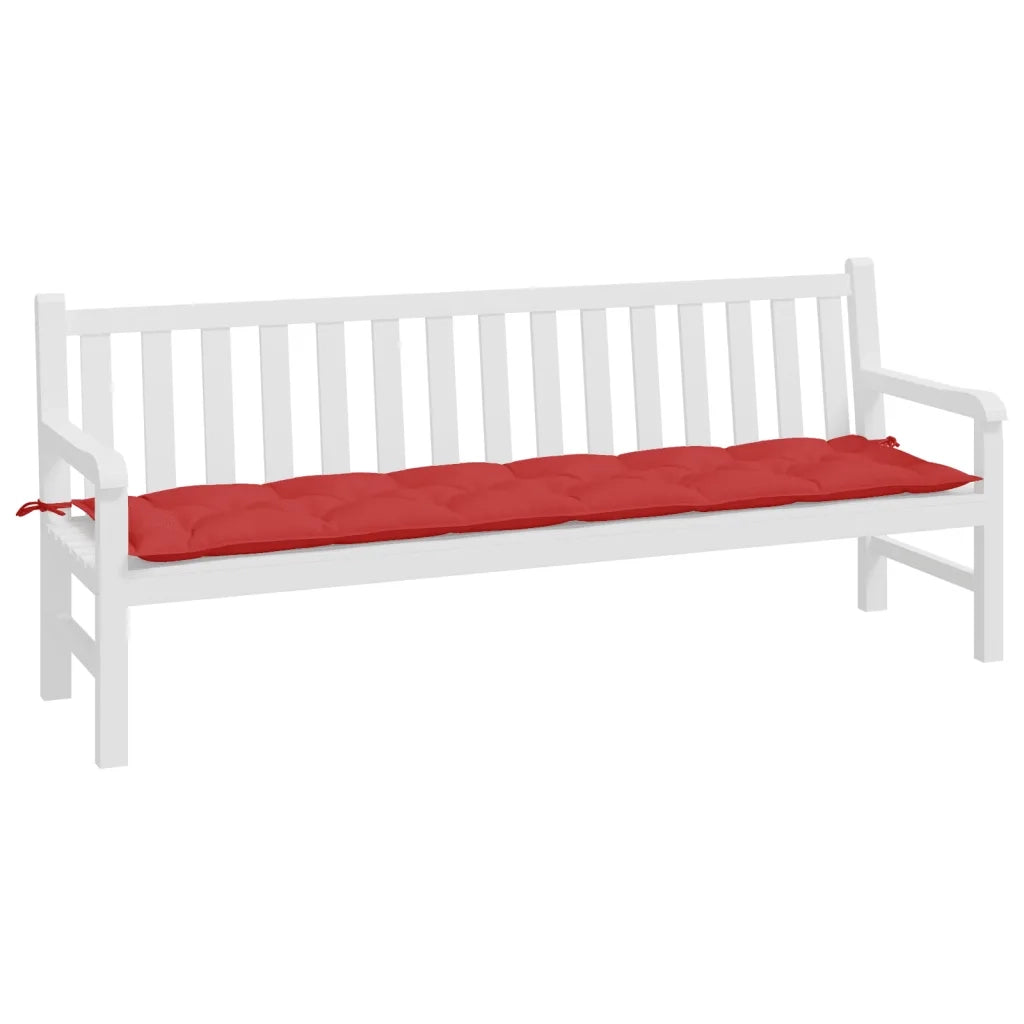 Cuscino per Panca Rosso 200x50x7 cm in Tessuto Oxfordcod mxl 115899