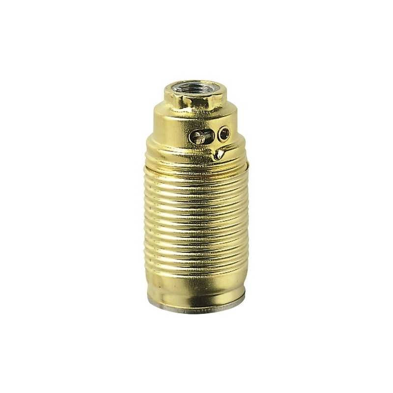 02148 Portalampada E14 M10X1 Cm+Cpt/Fil Ottone