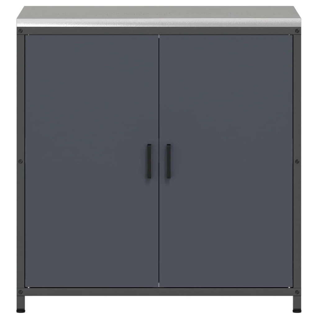 Stoccaggio in cucina Antracite 90 x 50 x 92 cm Acciaio 874984