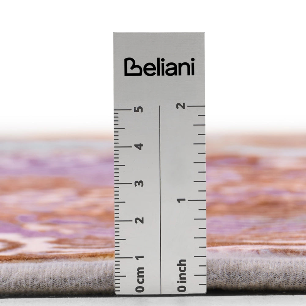 Tappeto multicolore in poliestere 80 x 150 cm, tessuto a trama piatta, stile orientale boho con vivaci motivi stampati