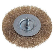 SPAZZOLA ACCIAIO CIRCOLARE + GAMBO PG - 475.00 MM 100 G.MM 6X25- 5 pezzi