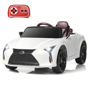 Auto elettrica per bambini con licenza Lexus da 12 V 105 x 61 x 45,5 cm con telecomando e musica PP bianco 20_0021015
