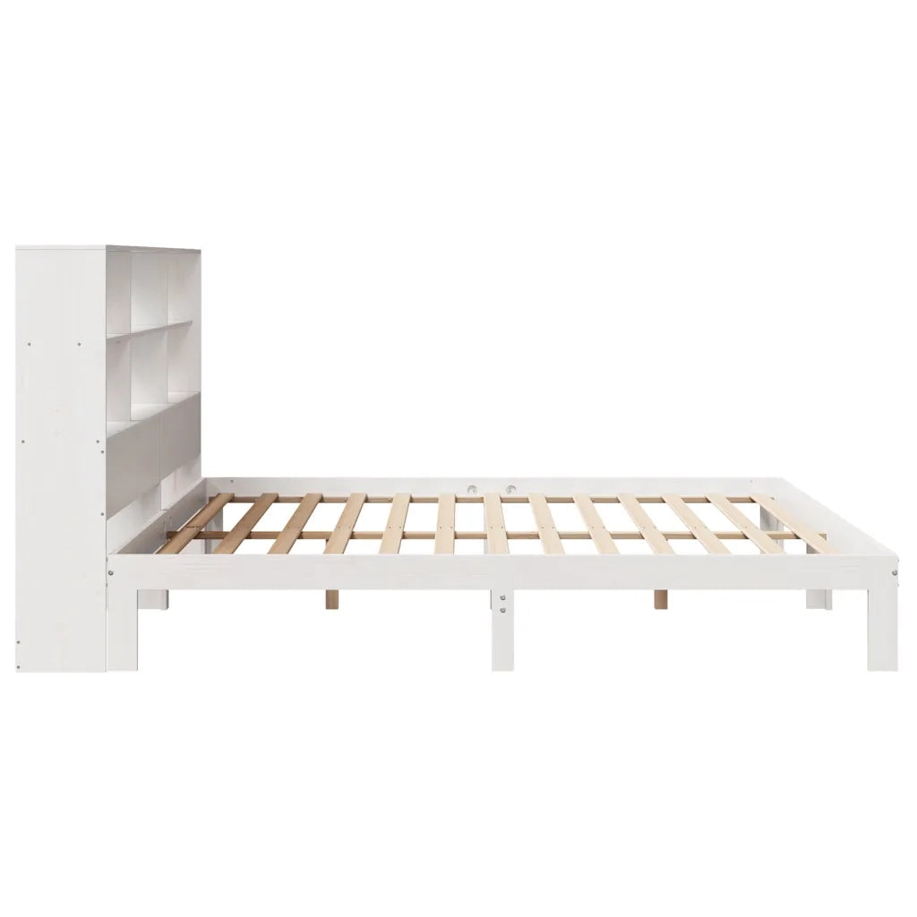 Giroletto con Libreria senza Materasso 180x200 cm in Legno Pino 3322569
