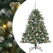 Albero di Natale | Decorazioni natalizie artificiale con 150 LED Verde 150 cm
