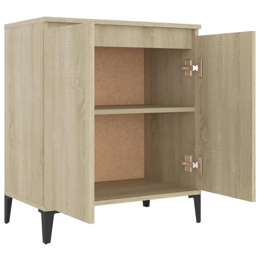 Credenza Rovere Sonoma 60x35x70 cm in Legno Multistrato 806079