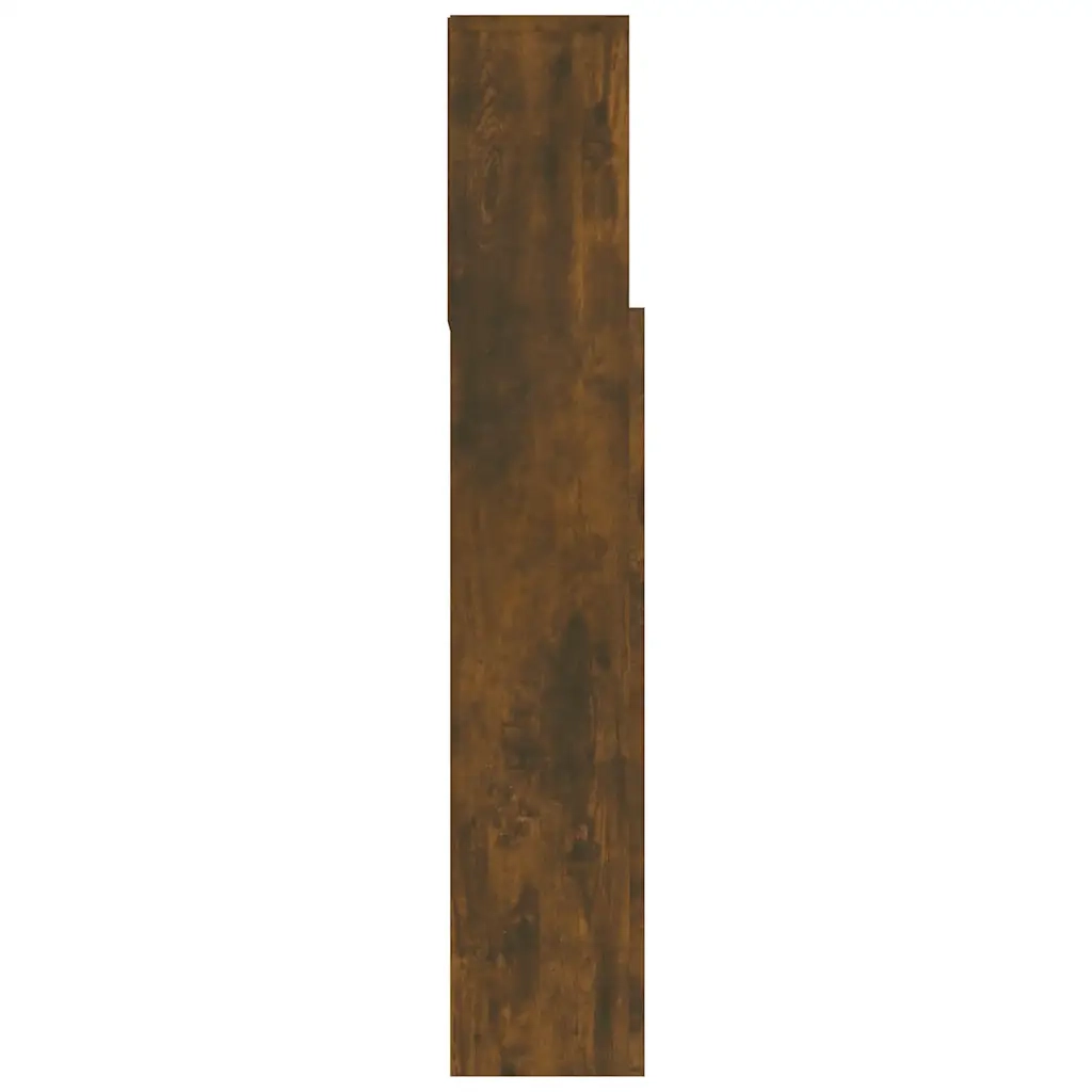 Testiera con Scomparti Rovere Fumo 120x19x103,5 cm
