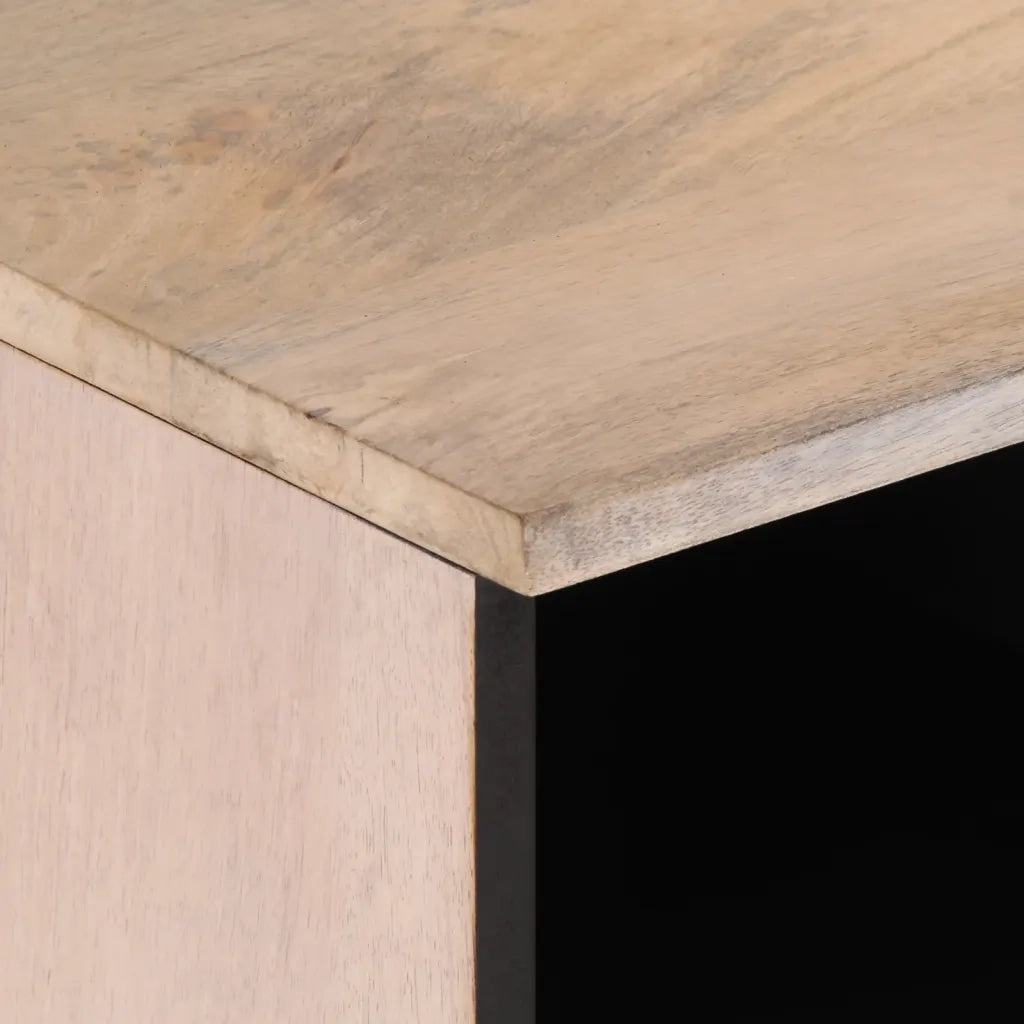 Mobile Porta TV 80x34x46 cm in Legno Massello di Mango