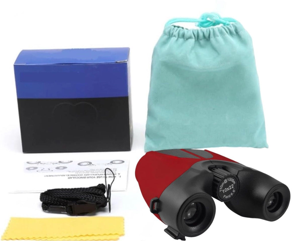 Binocolo Cannocchiale Zoom Ottico 10x22 Potente Obbiettivo da 22mm Colore Casuale - 86359