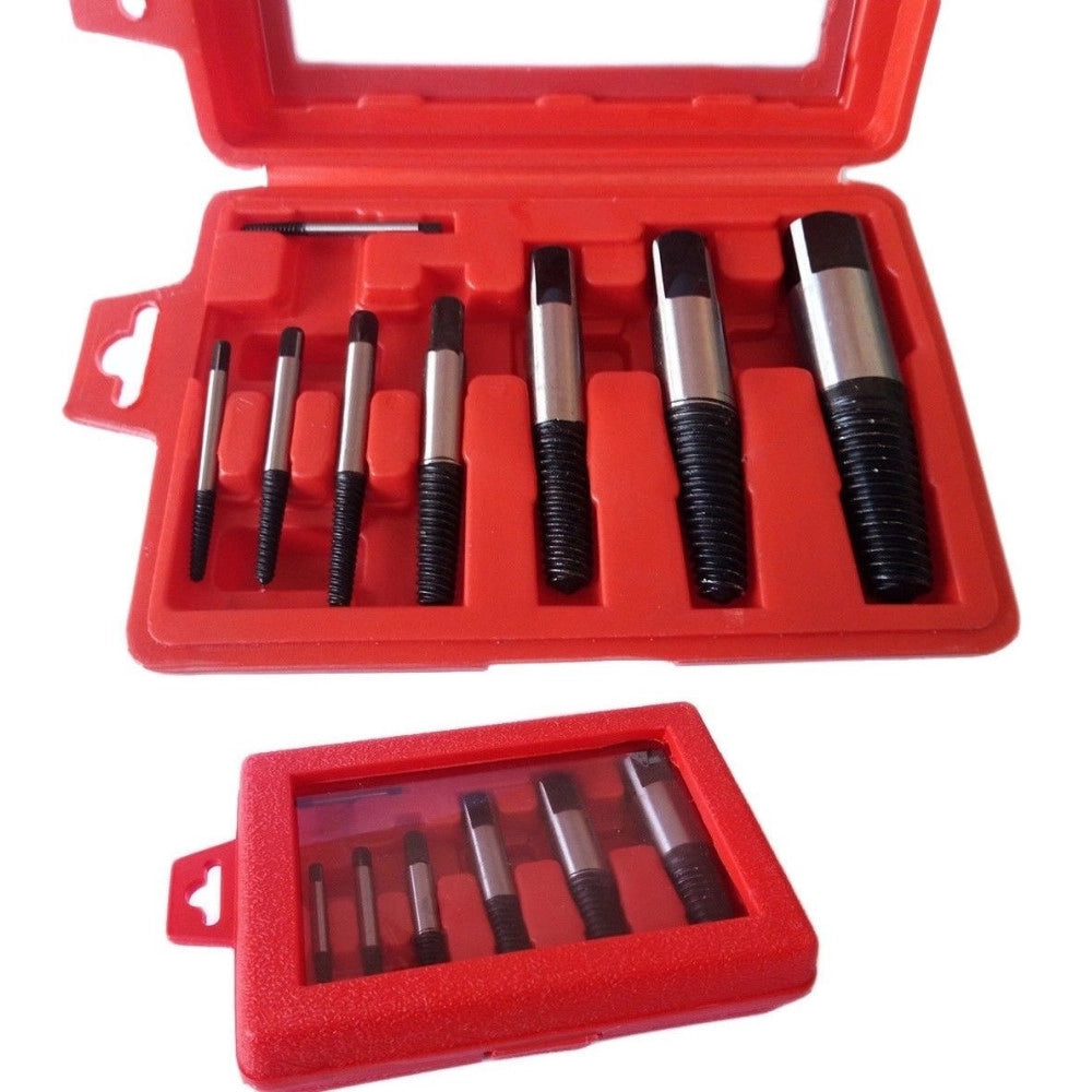 Trade Shop - Set 8 Estrattori Per Viti Bulloni Rovinate Spezzate Prigionieri Viti Spezzati -