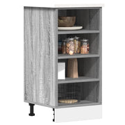 vidaXL Armadio Inferiore “Riga” Grigio Sonoma 40x44,5x81,5 cm