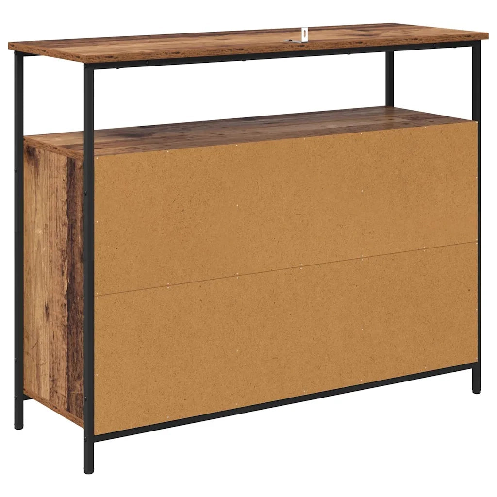 Credenza-Buffet-Armadio da cucina Legno vecchio 100 x 35 x 80 cm Legno multistrato 885355