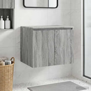 Mobiletto da Bagno a Muro Sonoma grigio 62,5 x 44,5 x 50 cm 890478