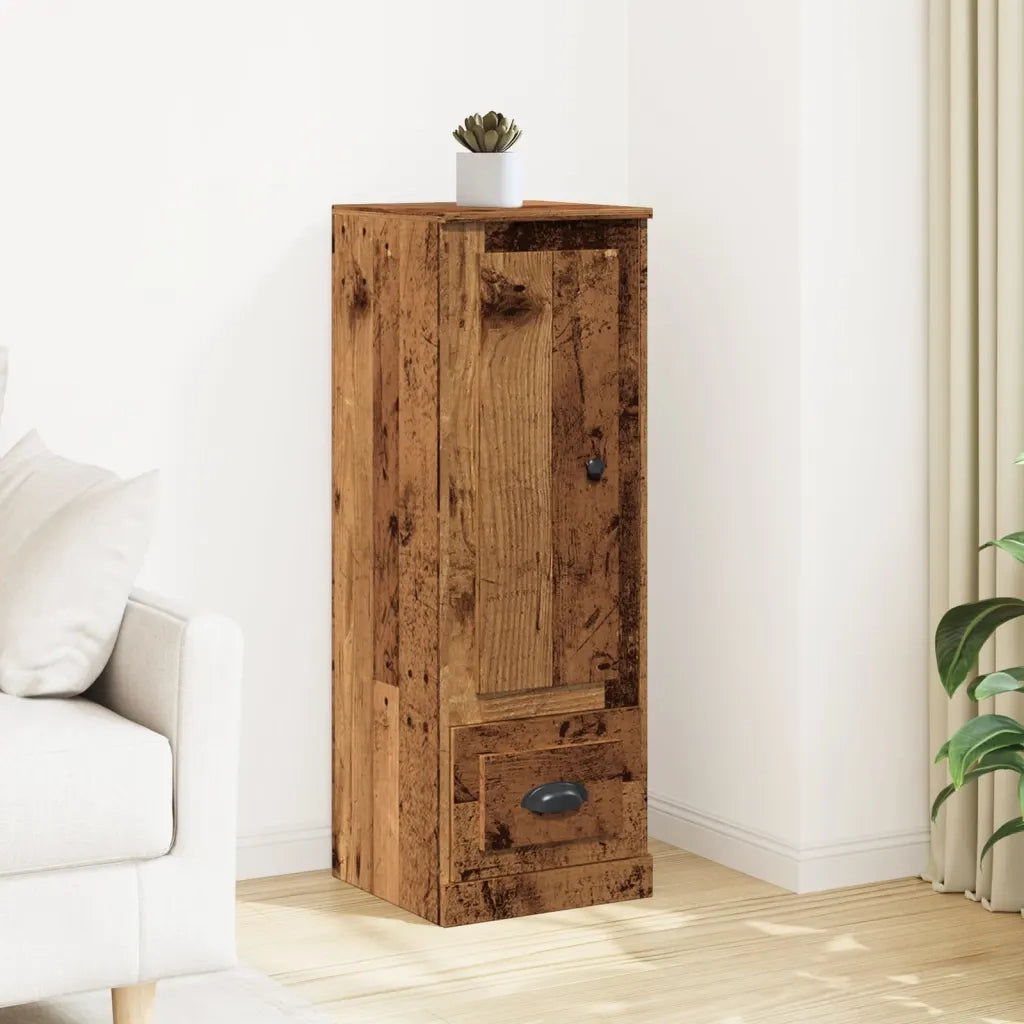 Credenza-Buffet-Armadio da cucina Legno Antico 36x35,5x103,5 cm in Legno Multistrato 839123