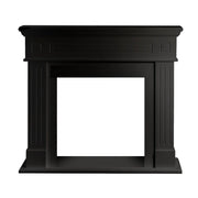 Cornice per camino rivestimento in legno L110xP36xH100 Cambridge Nero