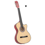 Chitarra Acustica Western con 6 Corde 38" in Legno di Tiglio     cod mxl 126975