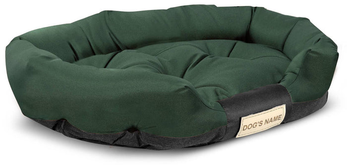 AIO FACTORY XL Letto per cani 115x95 cm Personalizzabile Impermeabile Verde