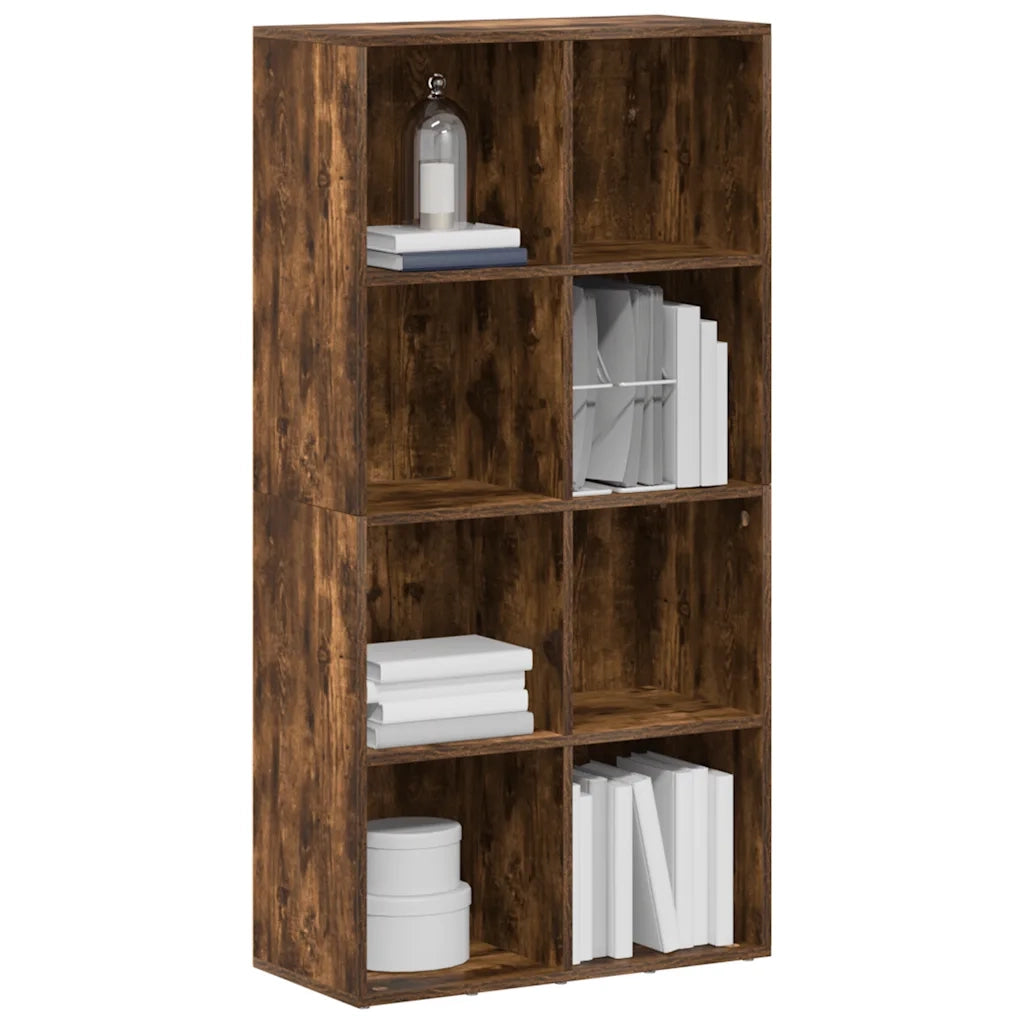 Libreria/Credenza Rovere Fumo 66x30x130 cm in Legno Multistrato cod mxl 20645