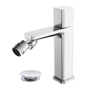 MISCELATORE MONOCOMANDO RUBINETTO BIDET CROMATO LUCIDO SERIE LOTUS FERIDRAS