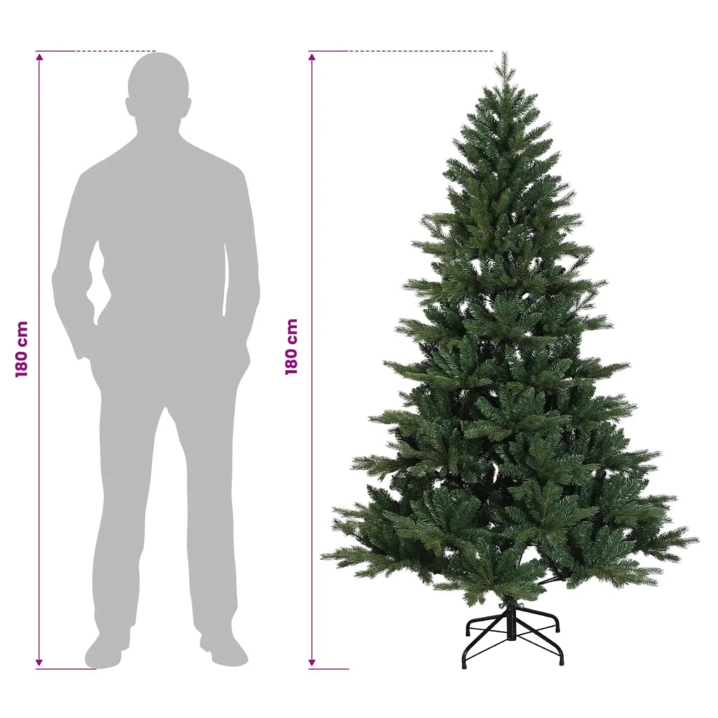 Albero di Natale Artificiale con Rami Pieghevoli 180 cm 42055529