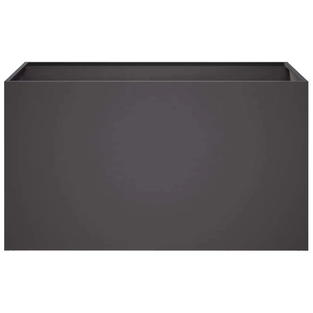 Vaso da giardino Nero 100 x 50 x 50 cm 8005274