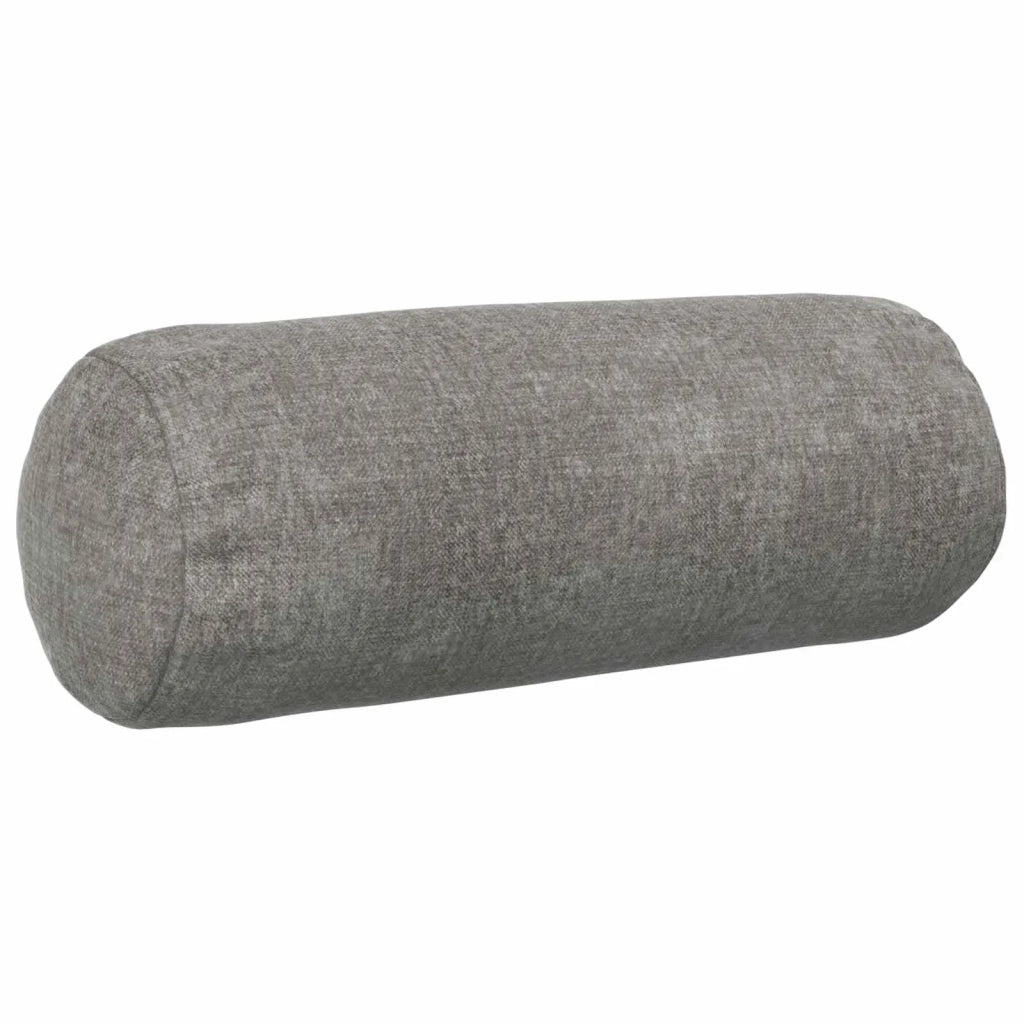 Federa 6 pz HEERLEN Grigio Scuro Ø 15 x 40 cm Tessuto Chenille 923280