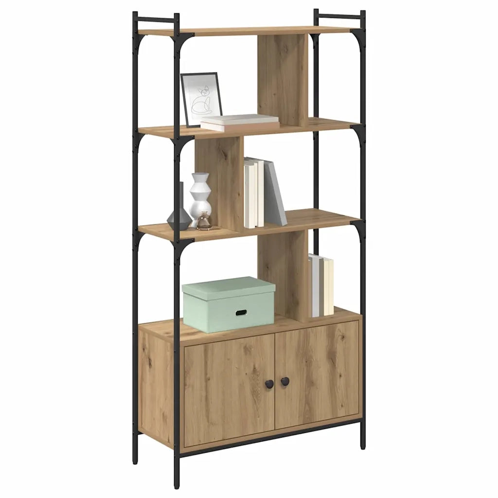Libreria-Scaffale per Libri-Mobile di Stoccaggio Legno multistrato 159030