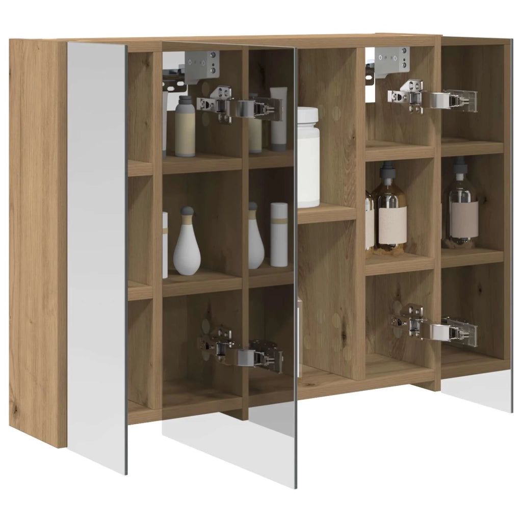 Mobiletto per specchio da bagno Rovere Artigianale