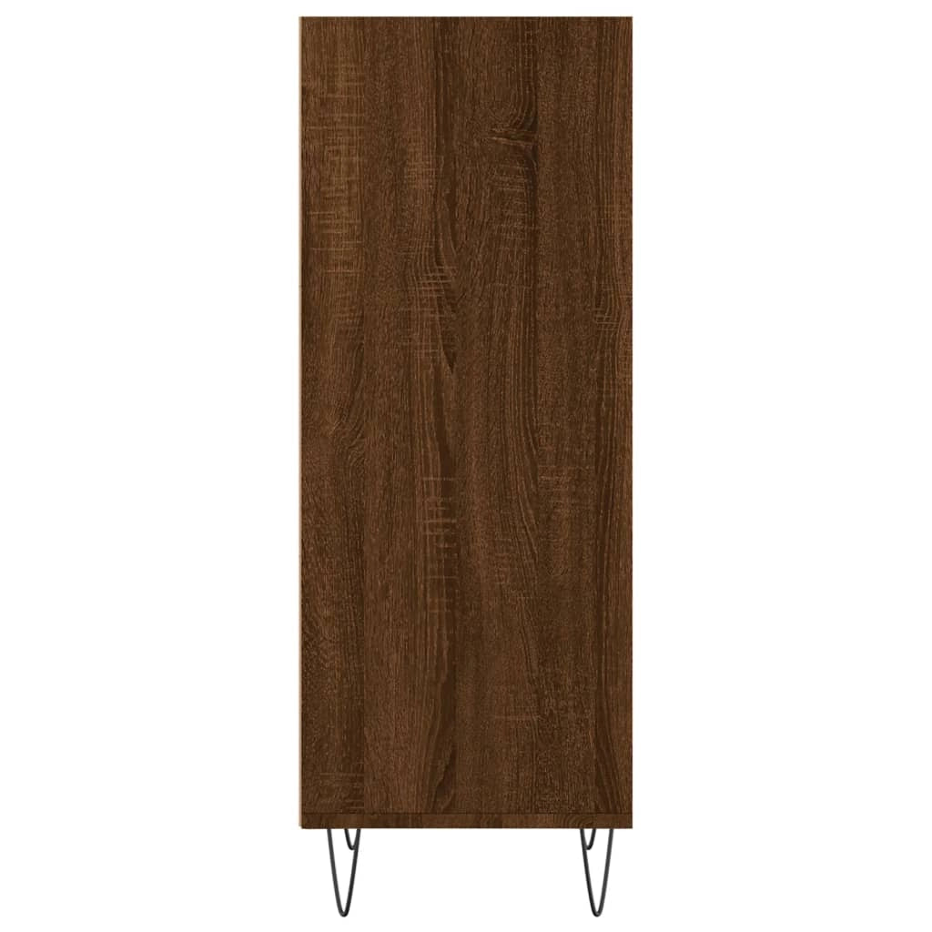 Buffet credenza cassettiera mobiletto mobile contenitore organizer per cucina soggiorno salotto 34,5 x 32,5 x 90 cm legno ingegnerizzato marrone 02_0031192