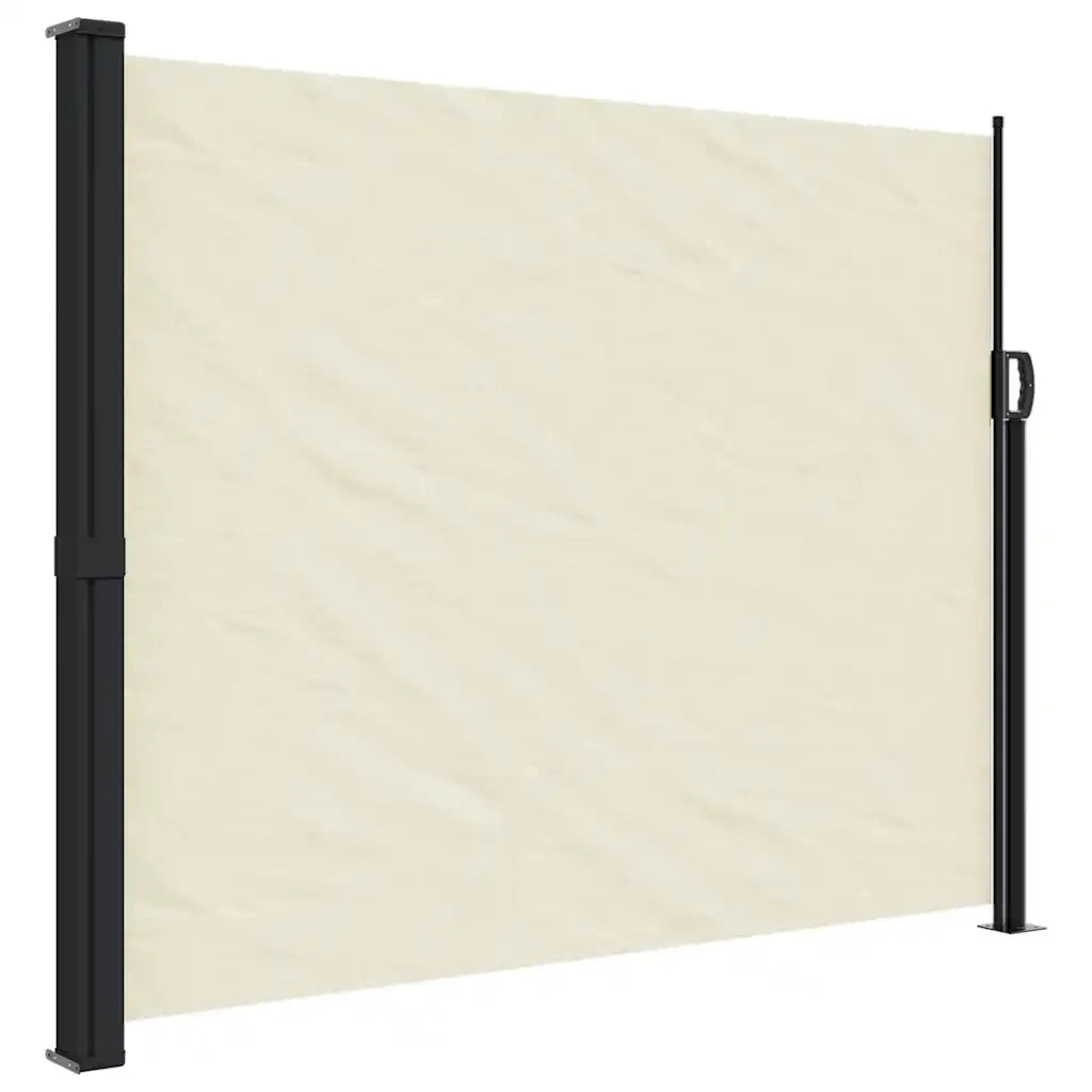 Tenda da Sole | Tenda parasole Laterale Retrattile Crema 160x600 cm