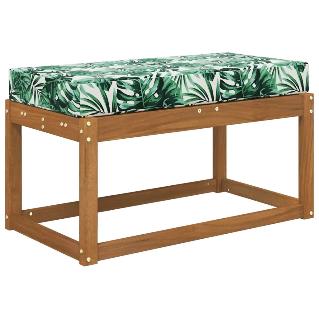 Cuscino da Sedia Esterno Fogli tropicali 80 x 40 x 8 cm
