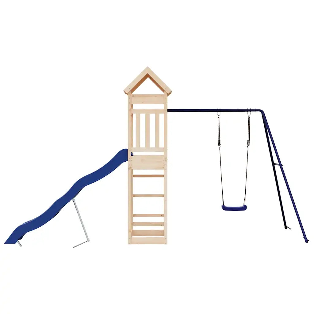 Set da Gioco da Esterno in Legno Massello di Pino CFW7617805