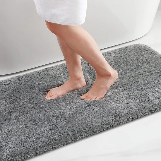 Tappeto per bagno - Antiscivolo - Soffice e lanoso - Microfibra alta densità