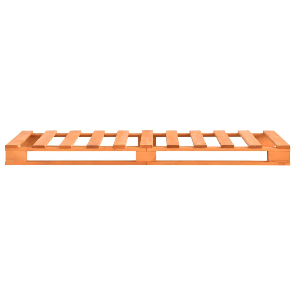 Giroletto in Pallet Marrone Legno Massello di Pino 90x200 cm 285262